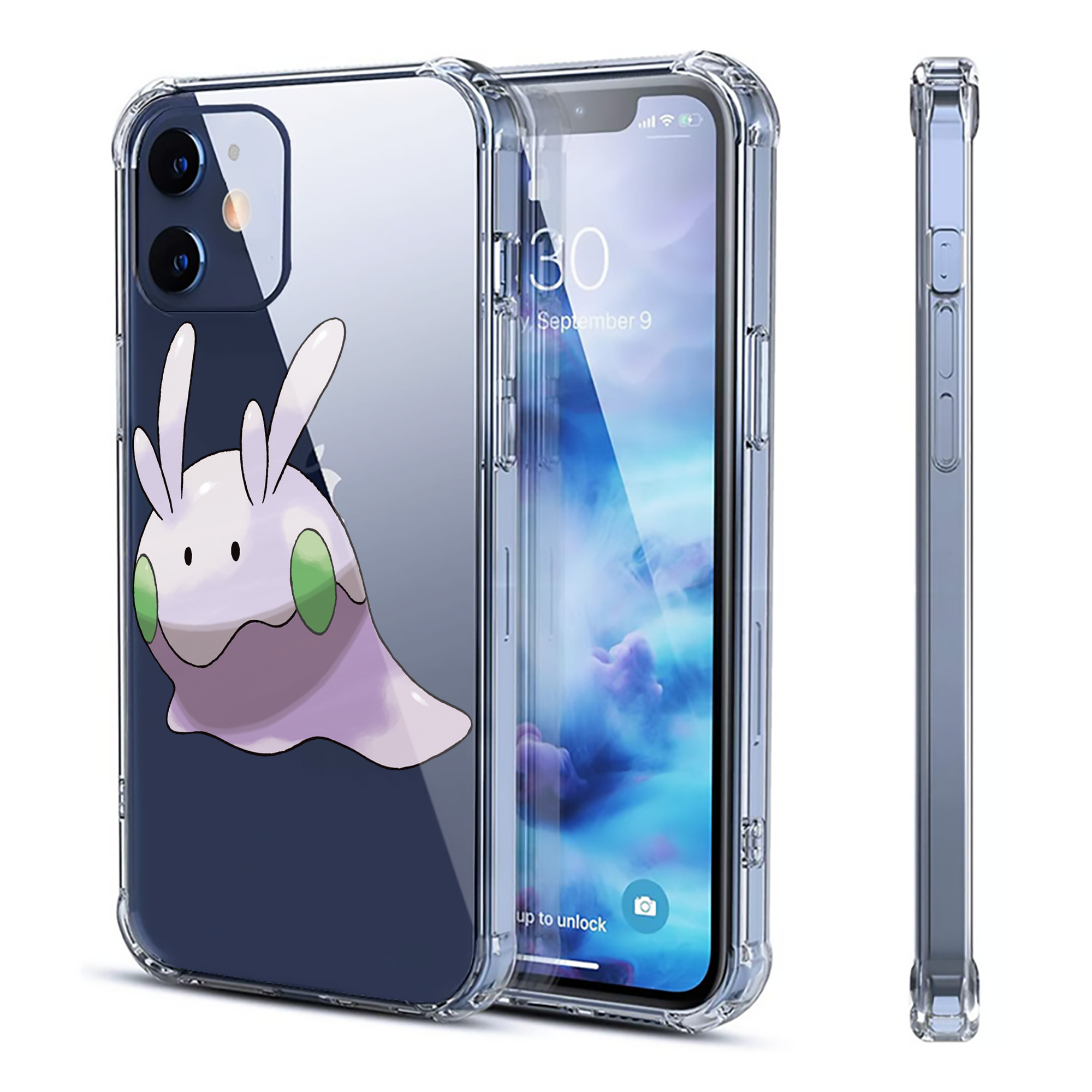 （画像用） ポケットモンスター Pokémon 【iPhone 12シリーズ対応】透明スマホケース（クリアソフトケース）